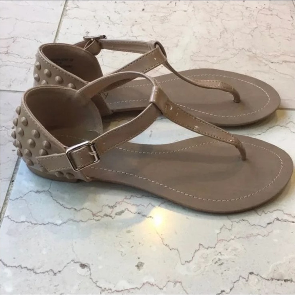 Cathy Jean studded back sandals